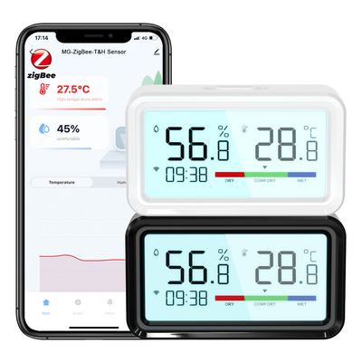 Tuya ZigBee Hygrometer Thermometer Sensor Remote App Stimme Alexa Google Home Smart Home Drahtlos