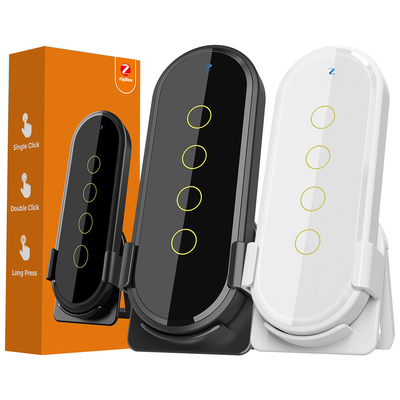Tuya ZigBee Smart Home Scene Switch 4 Gang 12 Scene Touch Light Switch Fernbedienung Smart Life App