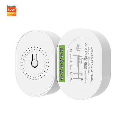kaufen SMATRUL Tuya WiFi RF433 Smart Curtain Switch Modul,entworfen für elektrische Rollerläden, arbeitet für Alexa und Google Home Online-Herstellung