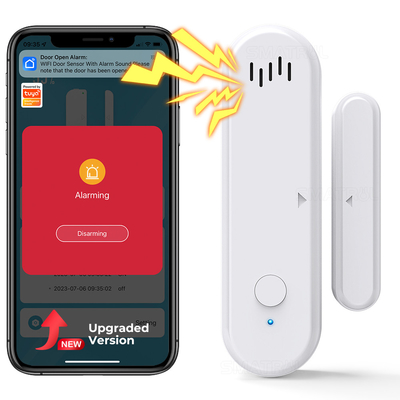 Guter Preis Tuya Türsensor Smart Life Timing Arbeiten mit Alexa Google Home Arm und Deaktivieren Tuya Smart WiFi Tür Fenster Sensor Online