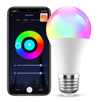 Guter Preis Tuya Bulb 10W E27 WLAN Glühbirne LED 1000LM RGB Lamp App Arbeiten mit Alexa Google Home Dimmbarer Timer 110v 220v Online