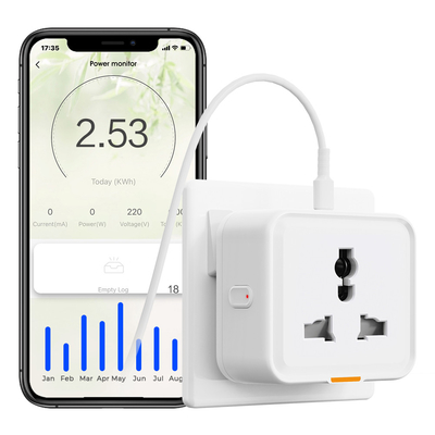 Guter Preis Tuya Universal Steckdose Typ-C Steckdose 16A WiFi RF433 Reiseadapter Tuya Smart Home Stecker Online