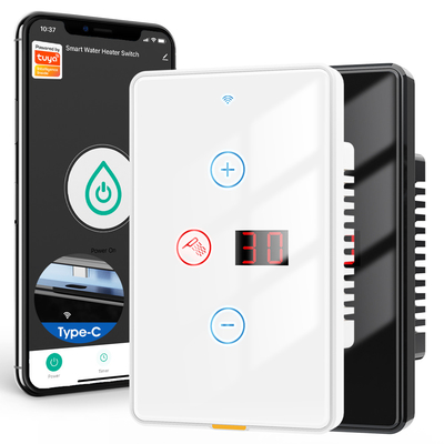 Guter Preis WLAN-Wasserheizschalter Typ c Timing Sprach-App Alexa Google Home Tuya Smart Home Wireless Boiler US-Schalter 20A Online