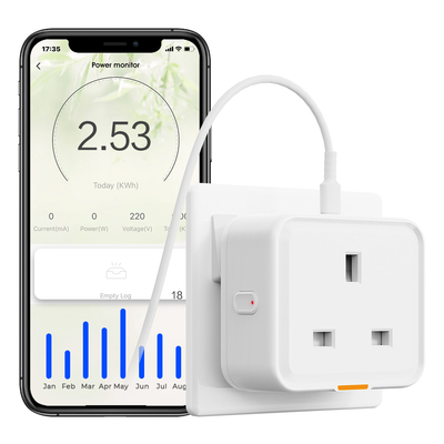 Guter Preis Tuya Smart Home Plug UK Steckdose Reiseadapter Umwandlung Steckdose APP Sprachfunktionen mit Alexa Typ C 16A WiFi RF433 Online
