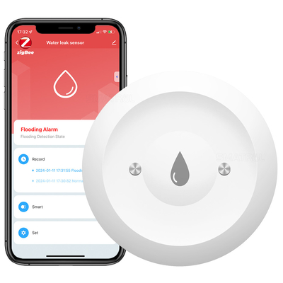 Guter Preis Zigbee Wasserleckage Sensor Linkage Alarm App Wasserleckage Detektor Tuya Zigbee Wasser Immersion Sensor Online
