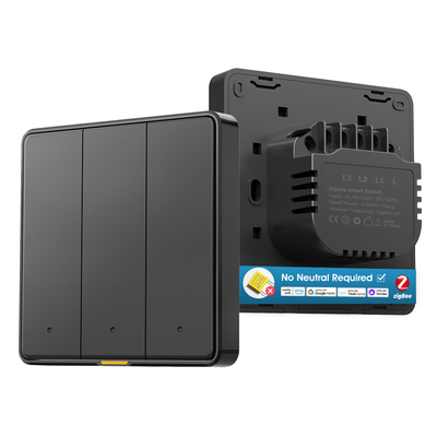 Guter Preis Zigbee-Smart-Wall-Switch ohne neutrale Kabel, ohne Kondensator, Timing, Sprachsteuerung, Tuya App, Alexa & Google Home kompatibel Online