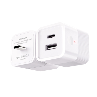 Guter Preis Tuya Smart WIFI Mini Portable Power Adapter Switch 5V Micro USB Typ-C Ladegerät Stecker drahtlose APP Timing Stimme arbeitet mit Alexa für Lichtstreifen Online