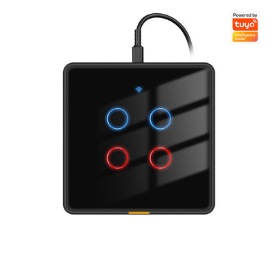 Guter Preis Tuya WiFi Touch Wall Switch Typ C, EU-Standard, RF433, 110-240V, mit Timer und Sprachsteuerung, kompatibel mit Alexa und Google Home für Smart Home Lighting Online